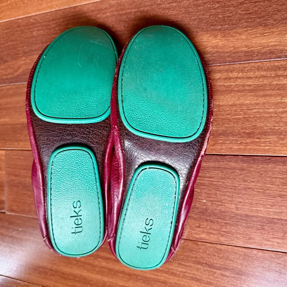 Tieks Burgundy Flats - Picture 6 of 7